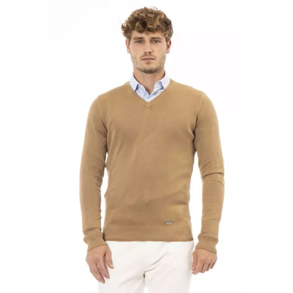 Baldinini Trend Beige Modal Men Men's Sweater